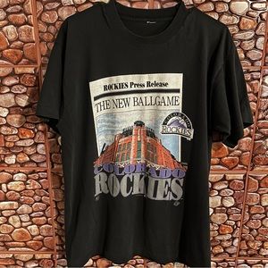 1990s Vintage Colorado Rockies T Shirt